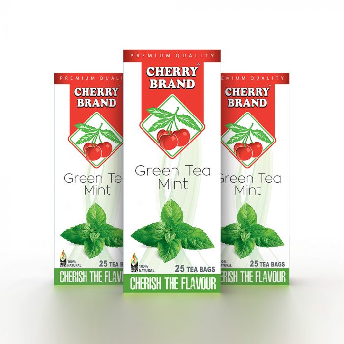 Cherry brand Green Tea & Mint 25 Bag