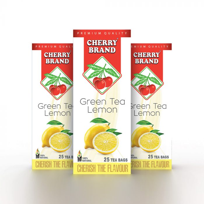 Cherry brand Green Tea & Lemon 25 Bag